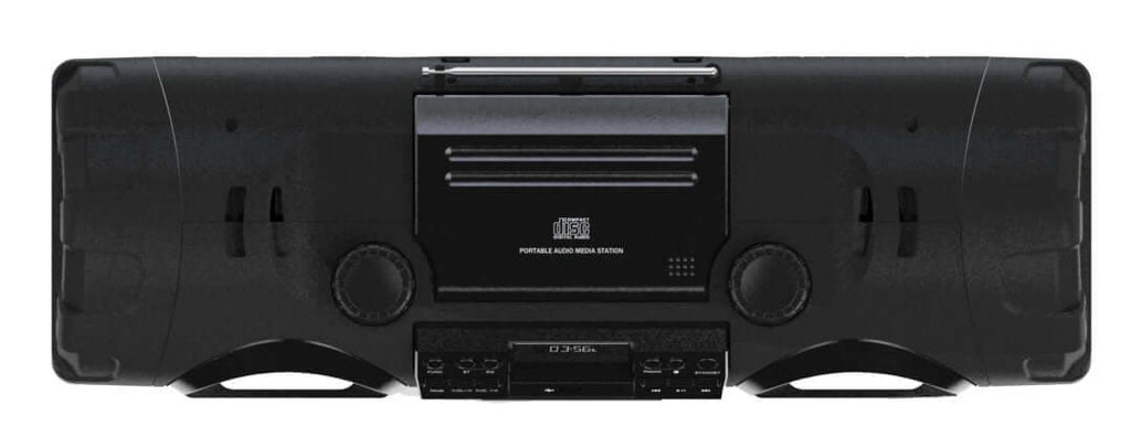 Naxa MP3/CD Bass Reflex Boombox and PA System with Bluetooth