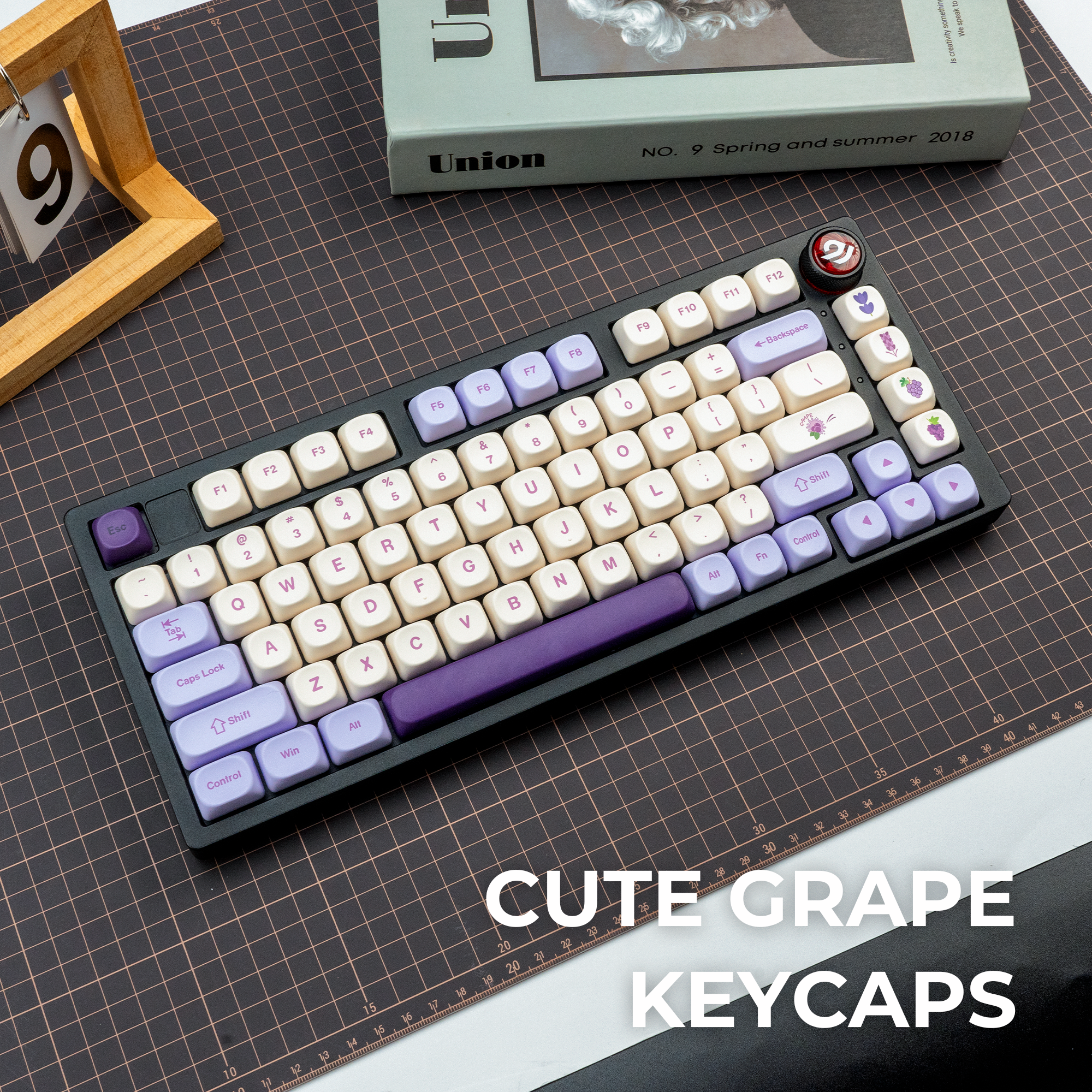 XVX  Purple grapes  MOA Profile Dye-Sub PBT Keycap Set 143-Key