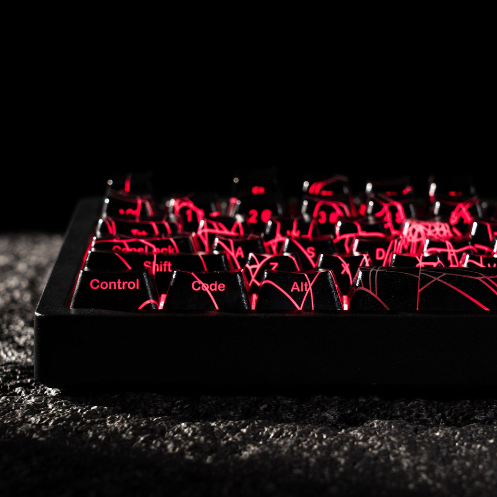 XVX  SPIDER WEB Version Pattern OEM Profile IMD-Tech Keycap Set