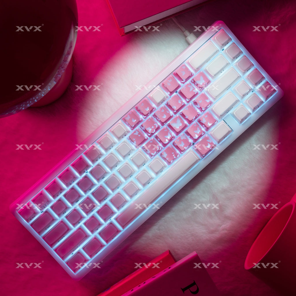 XVX FlutterBloom OEM Profile IMD-Tech Keycaps 21-Key