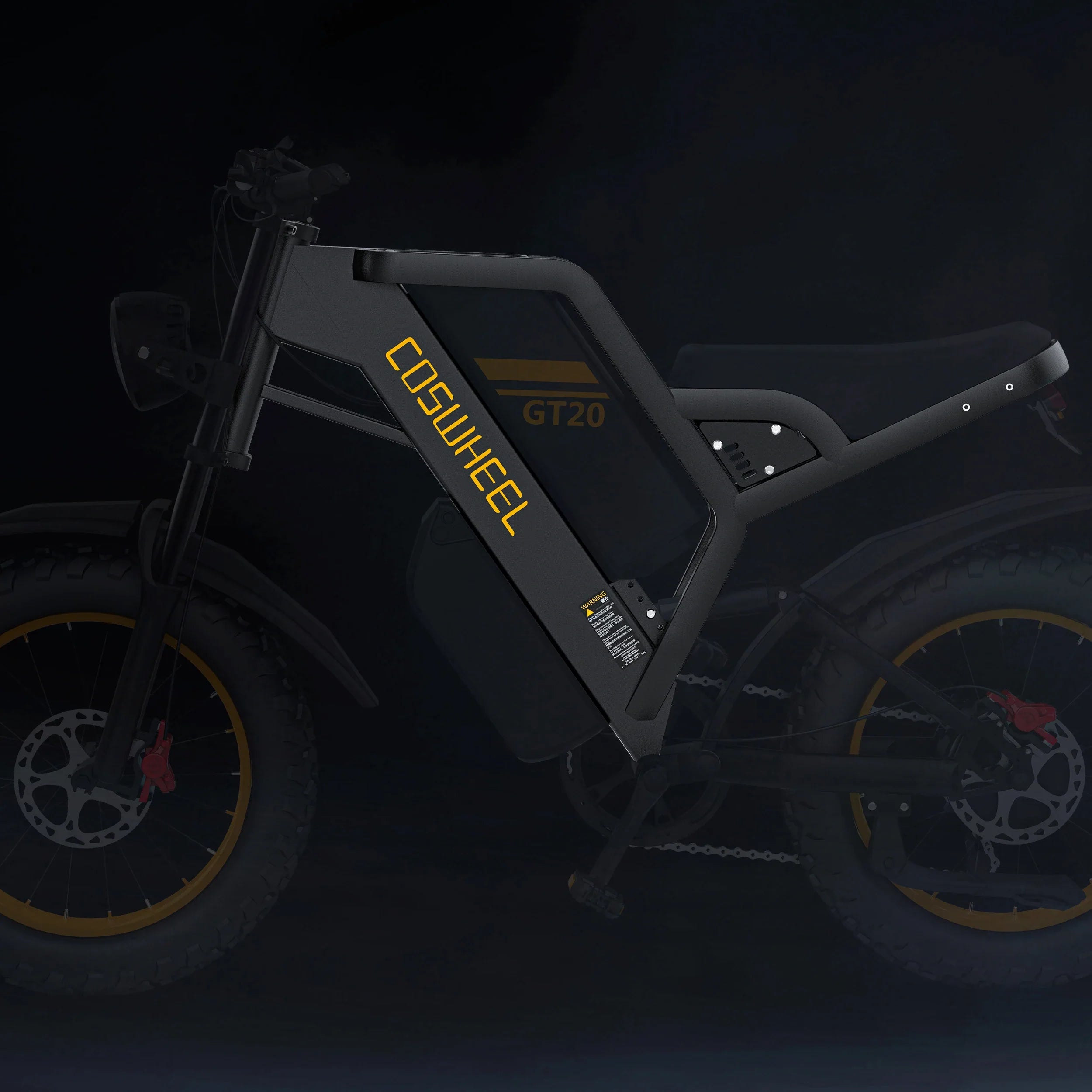 Coswheel Electric bike 3000W GT20 PRO Off Road Electric Motorcycle 48V 40AH Dual Motor Dual Battery Mountain bike Fat Tire Ebike