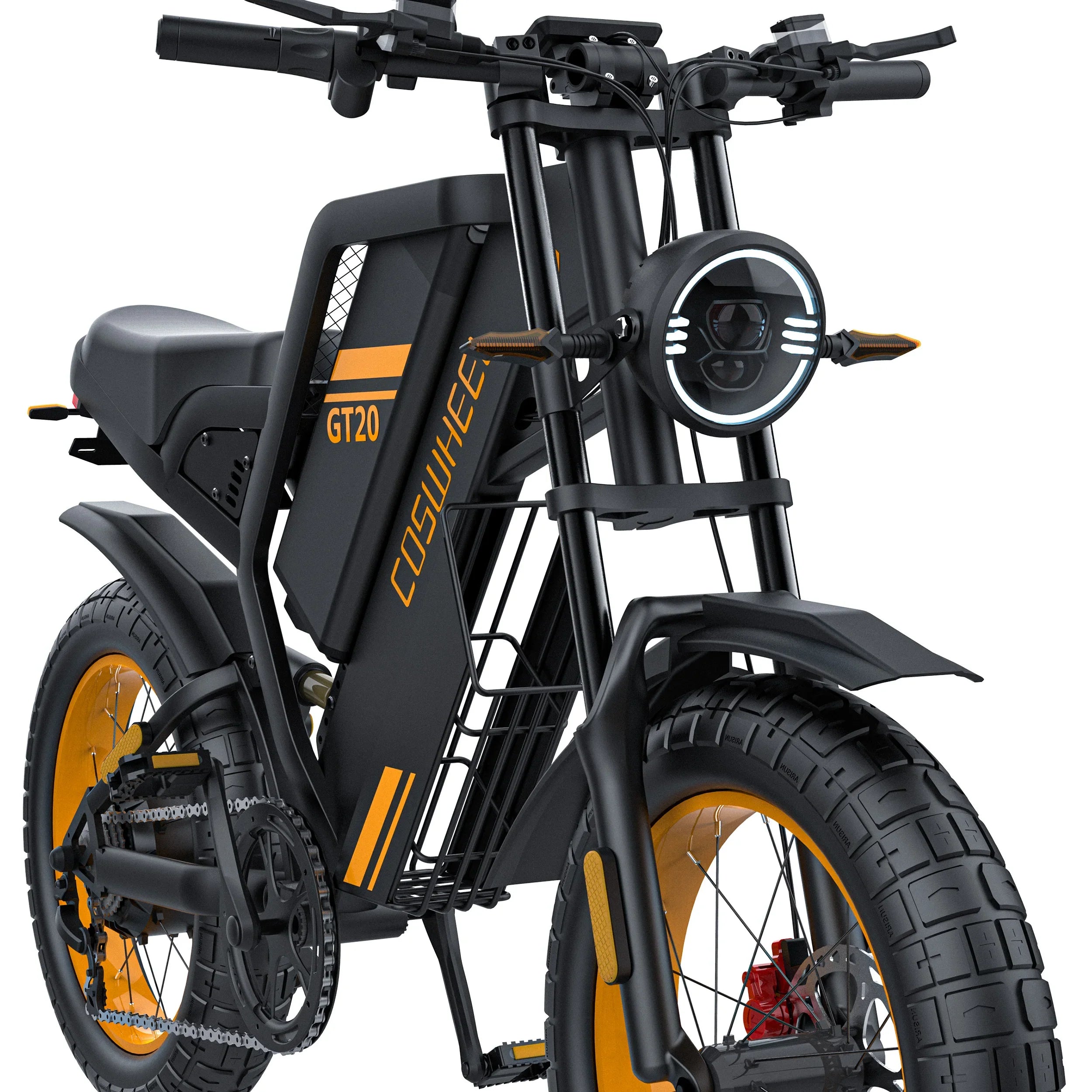 Coswheel Ebike GT20 Adult Electric Motorcycle Mountain Bikes 20Inch 48V Electric bike Fatbike Adult Motorcycles Drit bike
