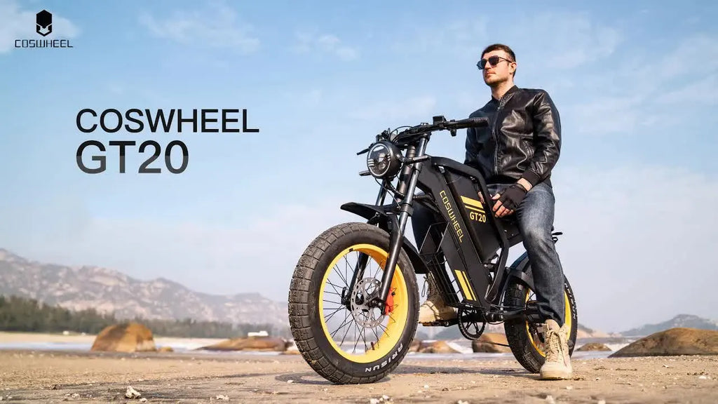 Coswheel Ebike GT20 Adult Electric Motorcycle Mountain Bikes 20Inch 48V Electric bike Fatbike Adult Motorcycles Drit bike