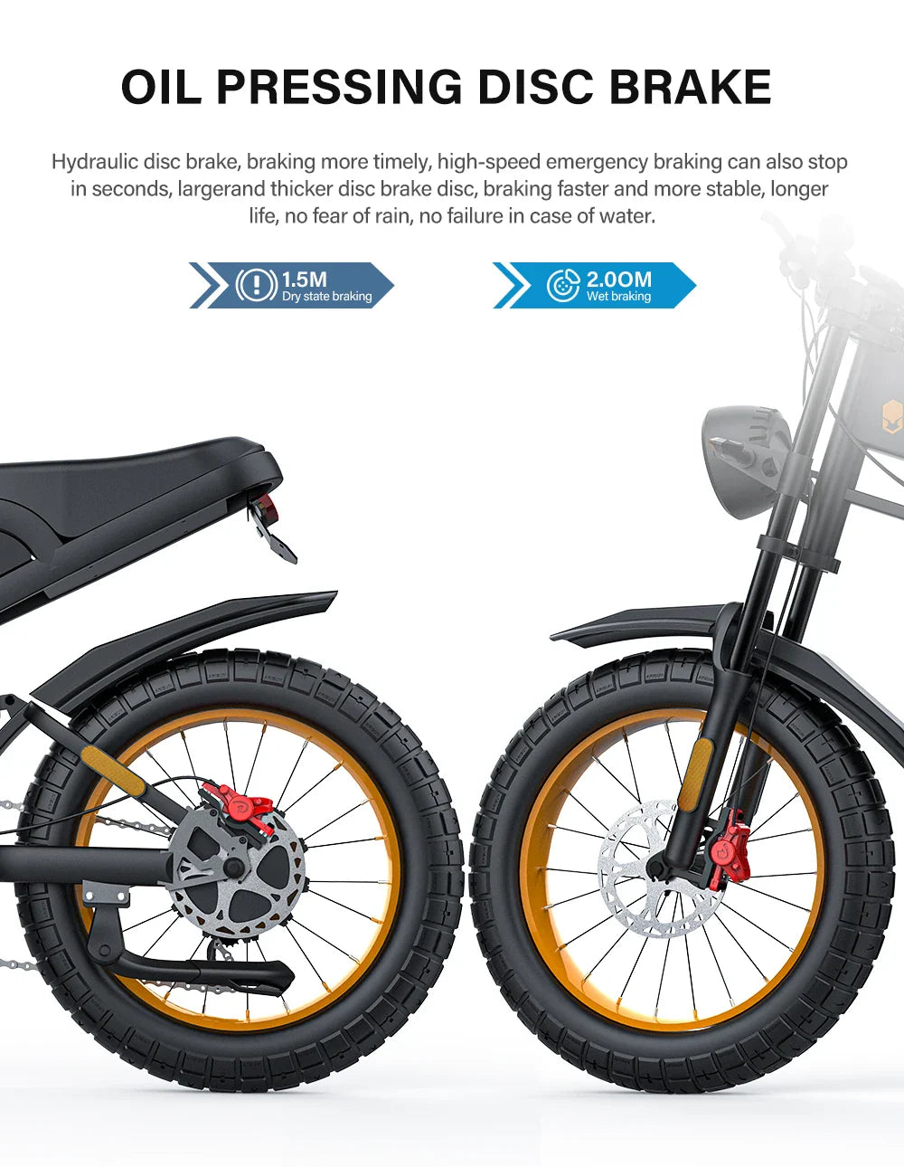 Coswheel Ebike GT20 Adult Electric Motorcycle Mountain Bikes 20Inch 48V Electric bike Fatbike Adult Motorcycles Drit bike
