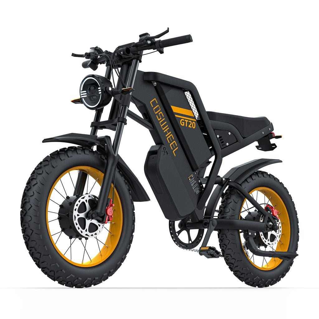 Coswheel Electric bike 3000W GT20 PRO Off Road Electric Motorcycle 48V 40AH Dual Motor Dual Battery Mountain bike Fat Tire Ebike