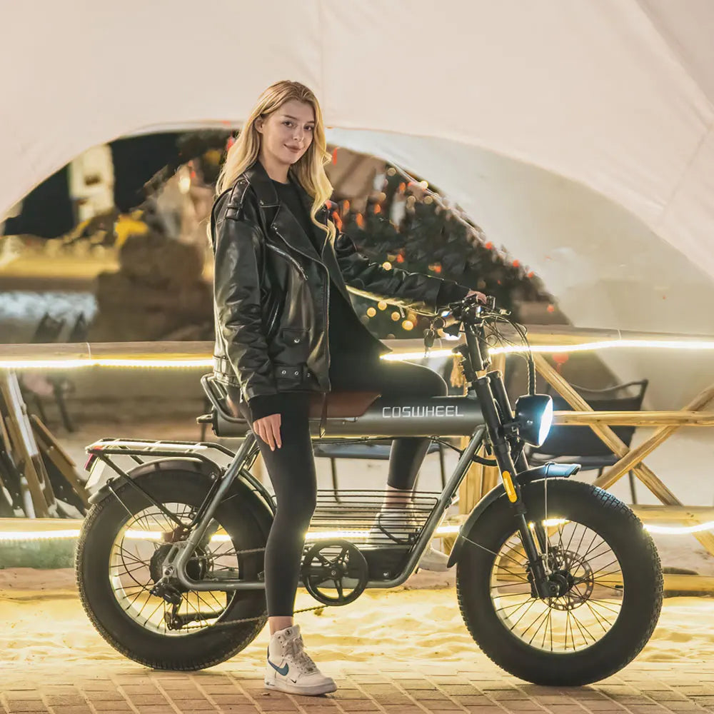 Coswheel Electric Bike CT20 1500W Motorcycle 20Inch Fatbike Ebike Mountain bike 48V 25AH Bikes Adult Electric Bicycle Motocycles