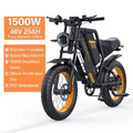 Coswheel Ebike GT20 Adult Electric Motorcycle Mountain Bikes 20Inch 48V Electric bike Fatbike Adult Motorcycles Drit bike