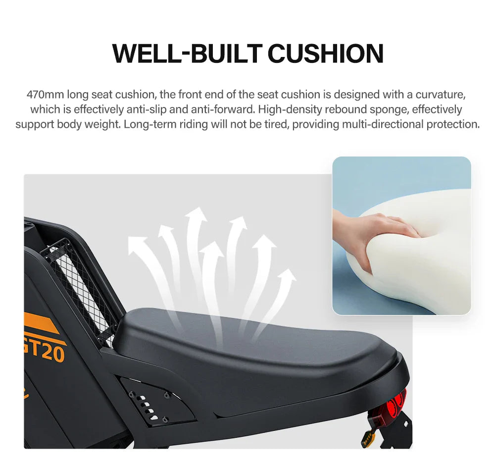 Coswheel Ebike GT20 Adult Electric Motorcycle Mountain Bikes 20Inch 48V Electric bike Fatbike Adult Motorcycles Drit bike