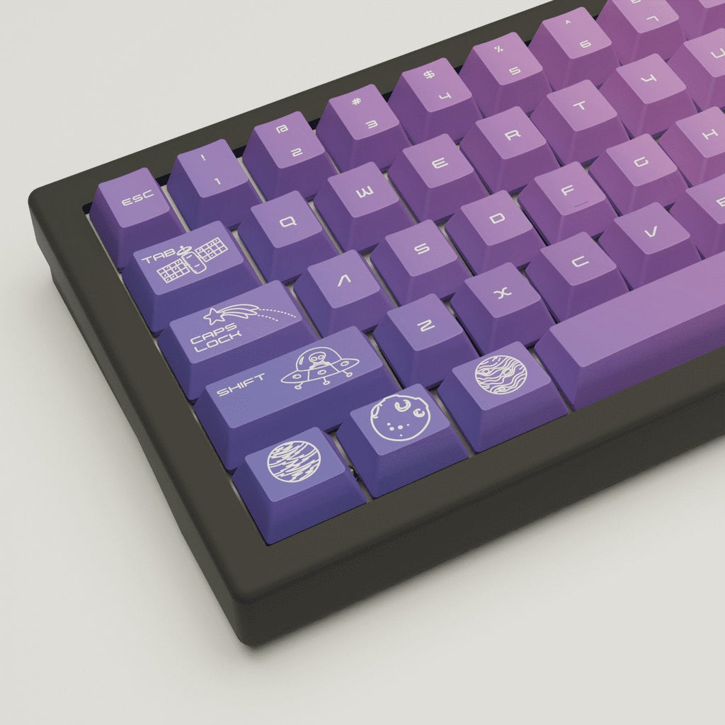 Nebula Design Keycaps and Mechanical Keyboard