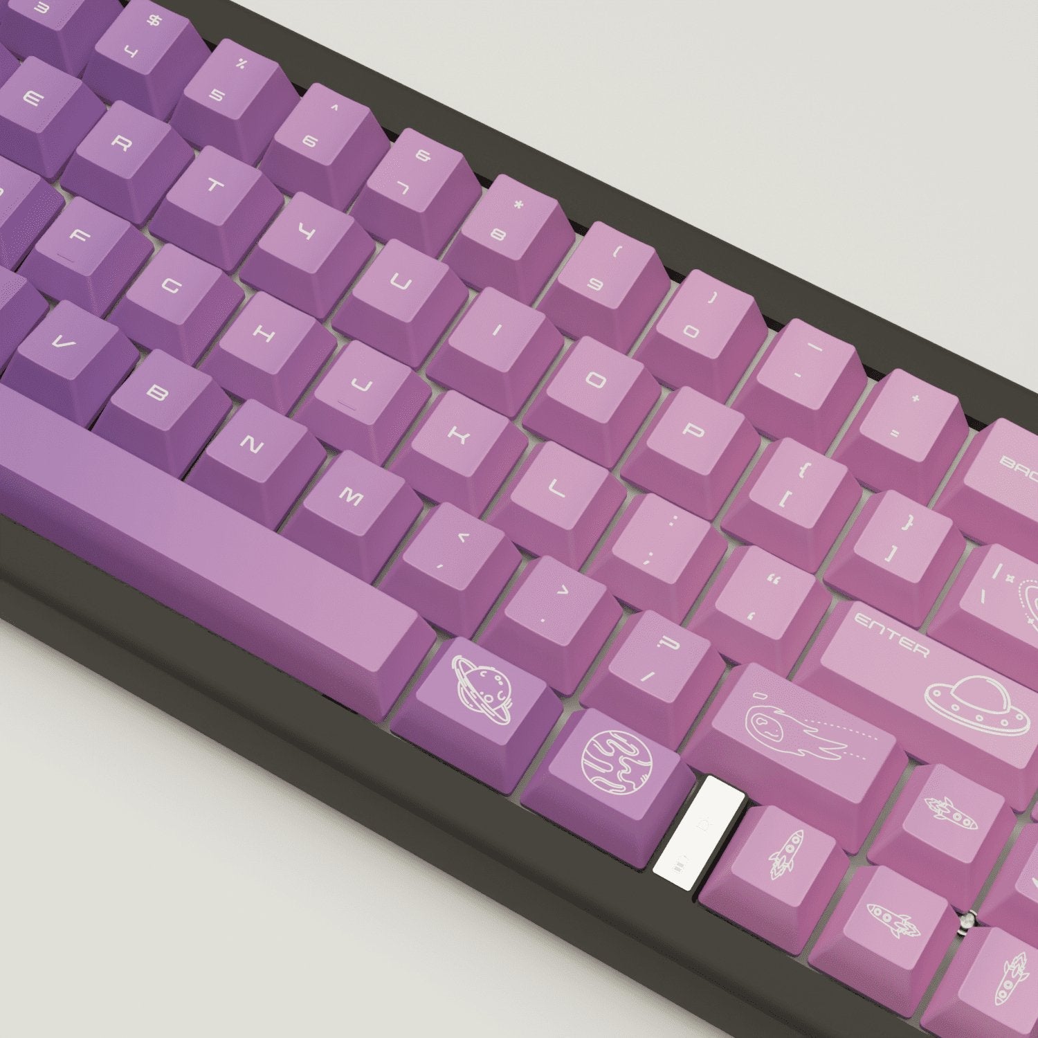 Nebula Design Keycaps and Mechanical Keyboard