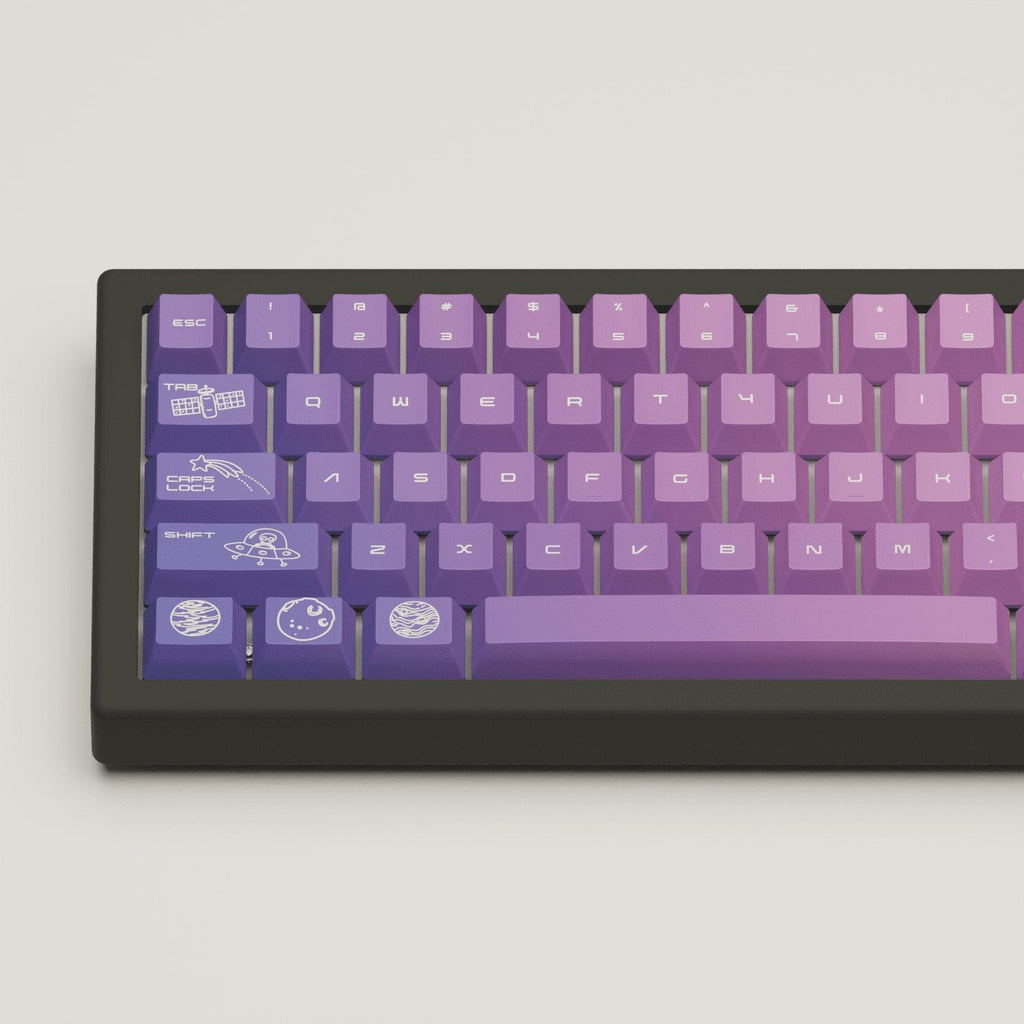 Nebula Design Keycaps and Mechanical Keyboard
