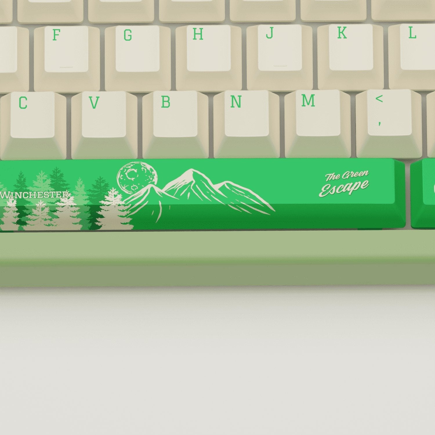 Outdoor Design Keycaps and Mechanical Keyboard