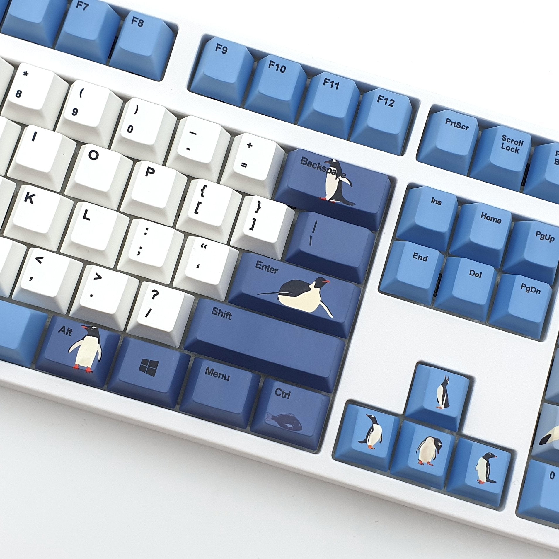 Penguins artist keycap set by Sunette