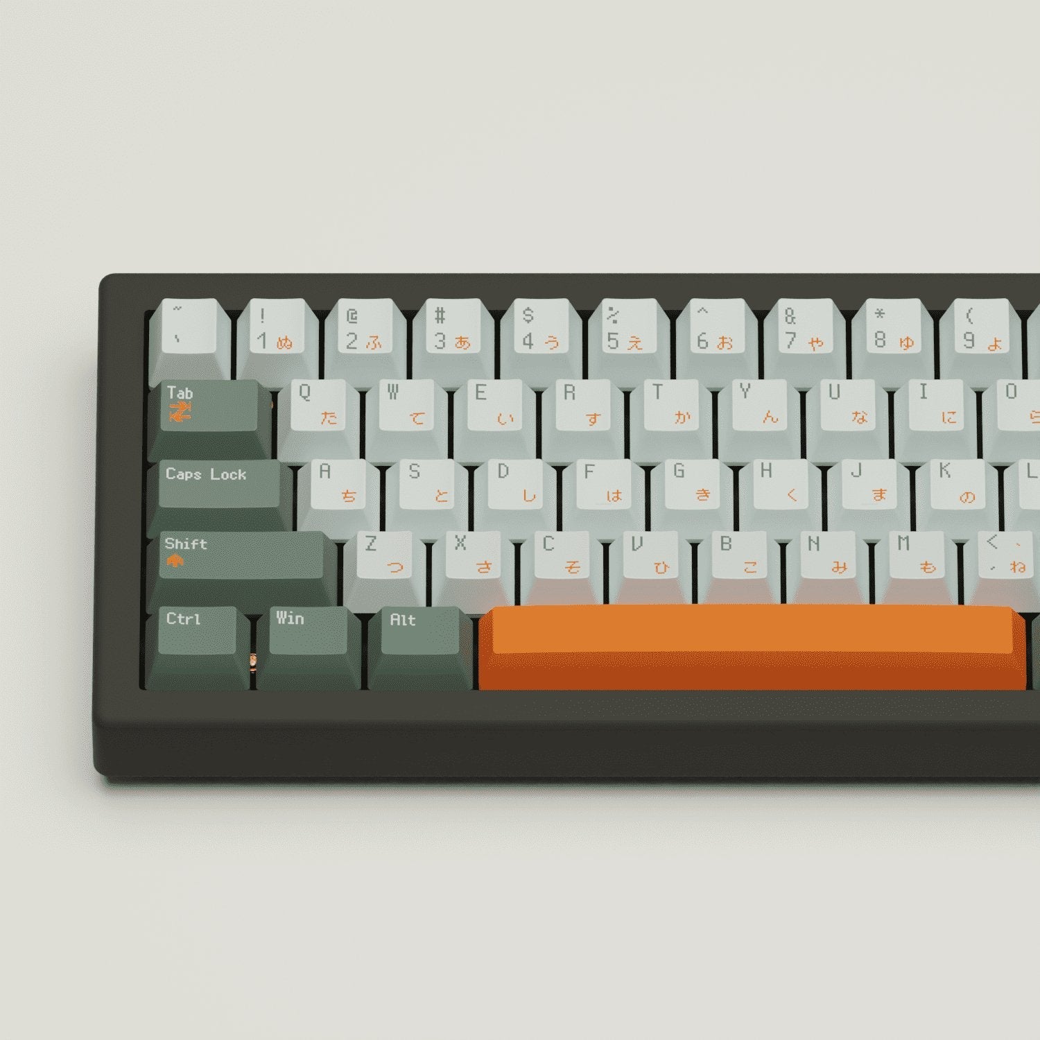 Retro Design Keycaps and Mechanical Keyboard